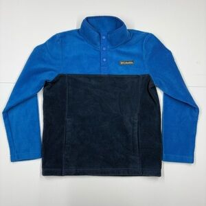 Columbia Sportswear Company Youth Fleece Pullover Blue Black Size M